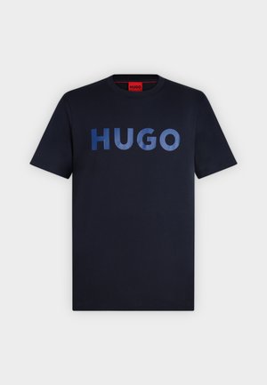 HUGO, DULIVIO - T-shirt con stampa - dark blue