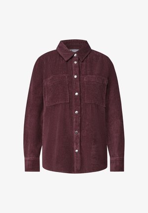 Street One, LANGARM HEMDBLSUE AUS CORD MIT KNÖPFEN - Chemisier - rustic rouge