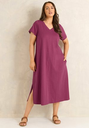 Evans, 2PACK - T-shirt-kjole - purple black