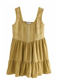 Next EMBROIDERY CORSET WAIST - Trikoomekko - ochre yellow
