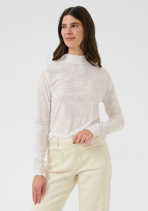 CROLIVE TURTLENECK - Long sleeved top - snow white