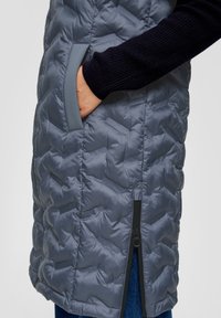 Aubergine Lange Steppweste Damen S Oliver LANGE MIT STEPPUNG Weste