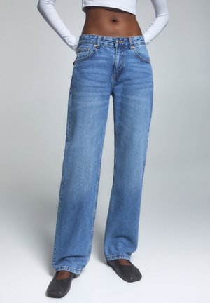 Straight leg jeans - blue denim