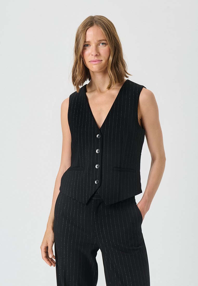 Part Two Bodywarmer zwart-metallic