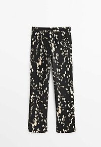 Massimo Dutti Pantalon classique - black