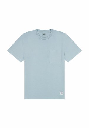 Lee SHORT SLEEVE WW PCKT - T-Shirt basic - jet stream blue