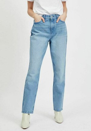 Straight leg jeans - light blue denim