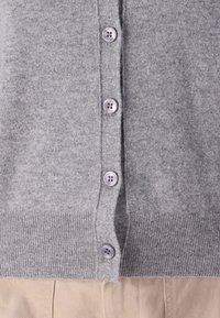 VILA VIRILEY O NECK CARDIGAN - Kardiganas - medium grey melange