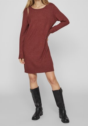 Strikkjoler - dark red