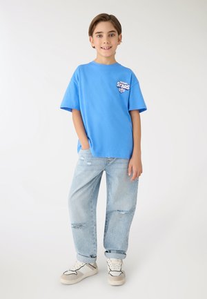 MC STAMPA - T-shirt con stampa - azzurro scuro