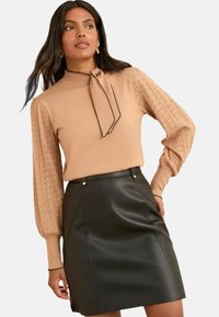 PETITE FIT  - Minigonna - black