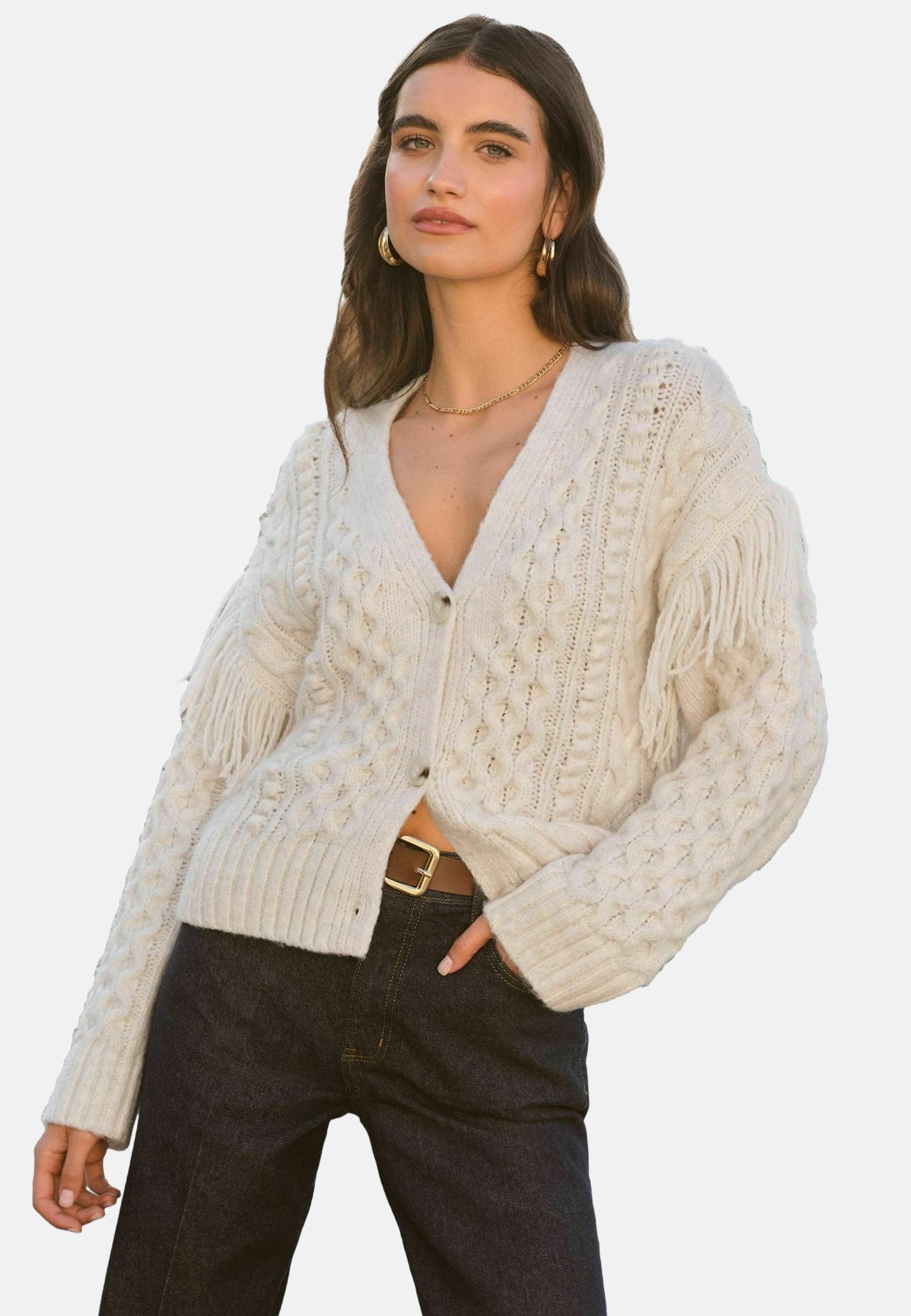 Chunky Knit Cardigan Zalando Strickjacke Damen Friends Like These