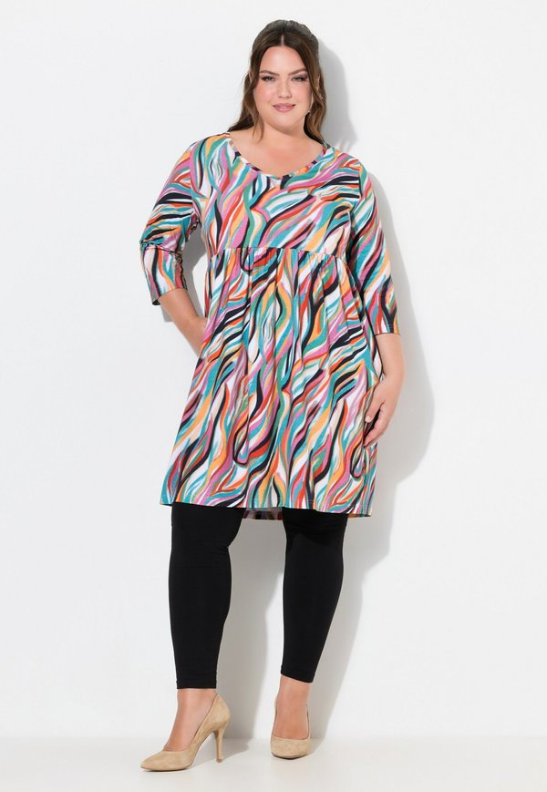 BRUSHSTROKE EMPIRE  - Strickkleid - dark rose