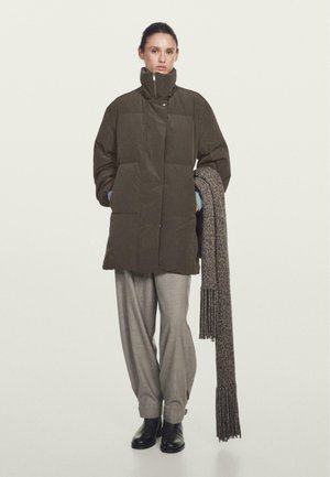 WATER-REPELLENT DOWN - Manteau en duvet - dark brown