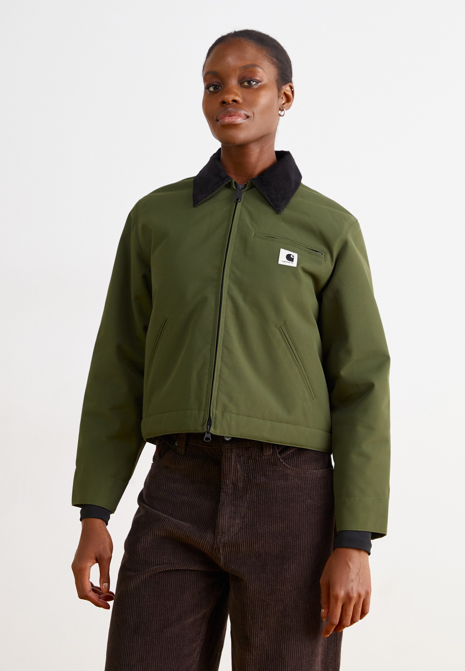 Carhartt WIP NEWKIRK JACKET - Summer jacket - office green/brown
