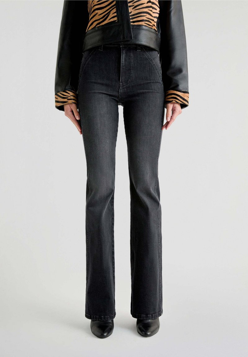 Scalpers Bootcut-farkut - black