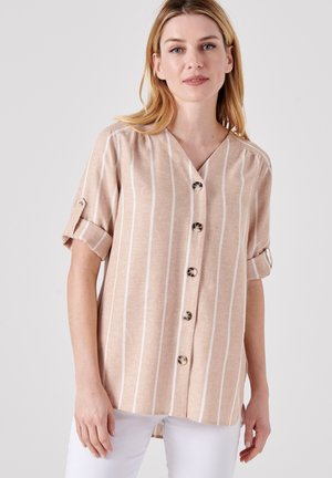 Damart Blusa - cappuccino rayé