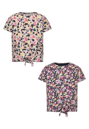 Name it 2 PACK  - T-Shirt print - blau-gelb