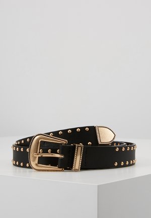 PCHOLLIA JEANS BELT KEY - Pásek - black/gold-coloured