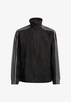 FIREBIRD TRACKTOP - Spijkerjas - true black denim