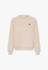 Niewybrane, almond milk w/fiery red heart