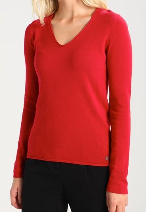 Strickpullover - light red