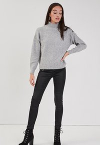Cache Cache Broek - denim noir enduit