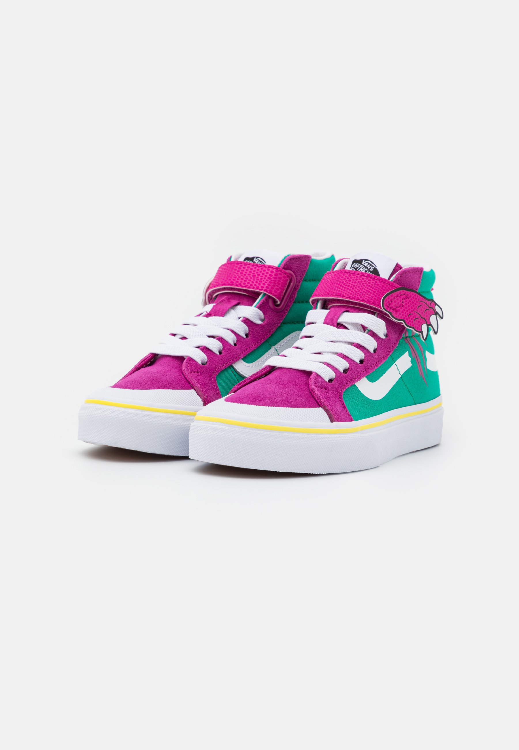 Vans DINO SK8 REISSUE UNISEX - Zapatillas altas - fuchsia red/pepper  green/lila - Zalando.es