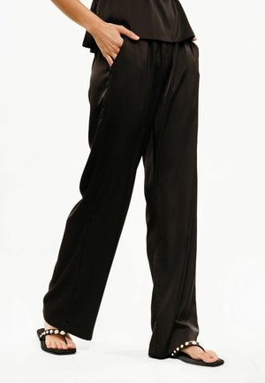 Liberté Essentiel, TIKI WIDE PANTS - Bukser - black