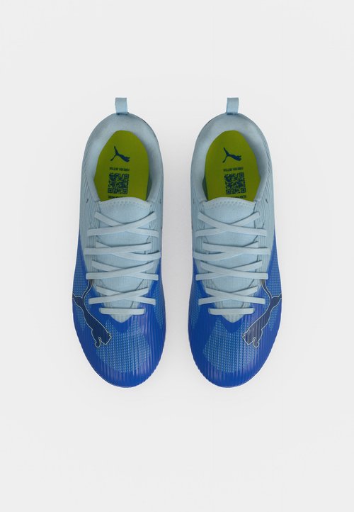 PUMA ULTRA 7 MATCH FG/AG JR UNISEX - Football boots artificial grass - ultra blue/icy blue/black/lime squeeze — photo 5