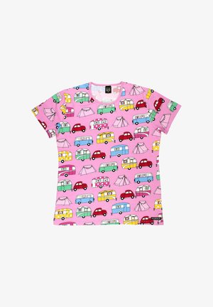 Villervalla, CAMPING - T-shirt imprimé - rosa