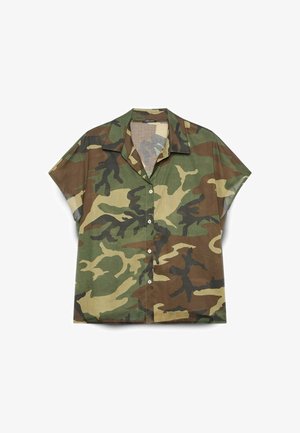 Fiorella Rubino, CAMICIA CAMOUFLAGE - Hemdbluse - verde militare