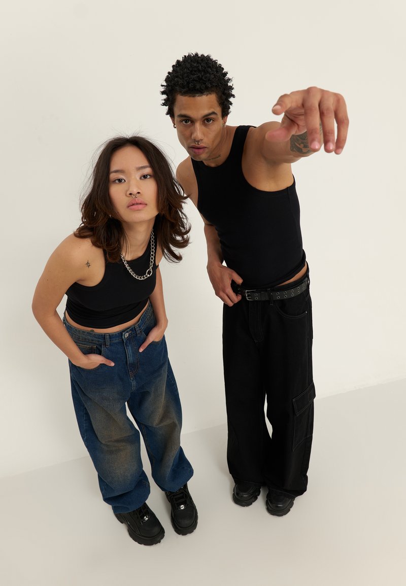 YOURTURN - UNISEX 2 PACK  - Top - black, Povećaj
