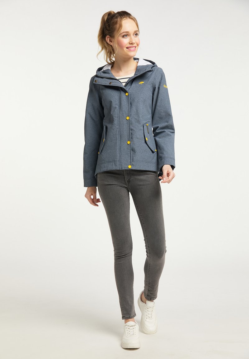 Damen Leichte Jacken | Schmuddelwedda SCHMUDDELWEDDA HALEE Regenjacke / wasserabweisende Jacke rauchmarine melange/blau-meliert Damen Leichte Jacken | Schmuddelwedda SCHMUDDELWEDDA HALEE Regenjacke / wasserabweisende Jacke rauchmarine melange/blau-meliert