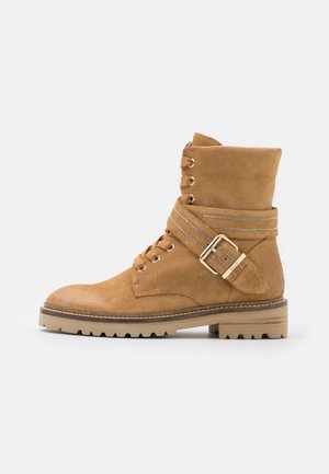 Bottines de cowboy / motard - sand