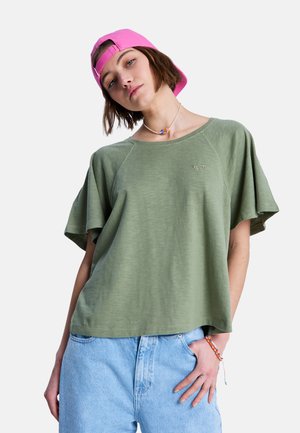 TIME FOR PALM TREE - T-shirt basic - green
