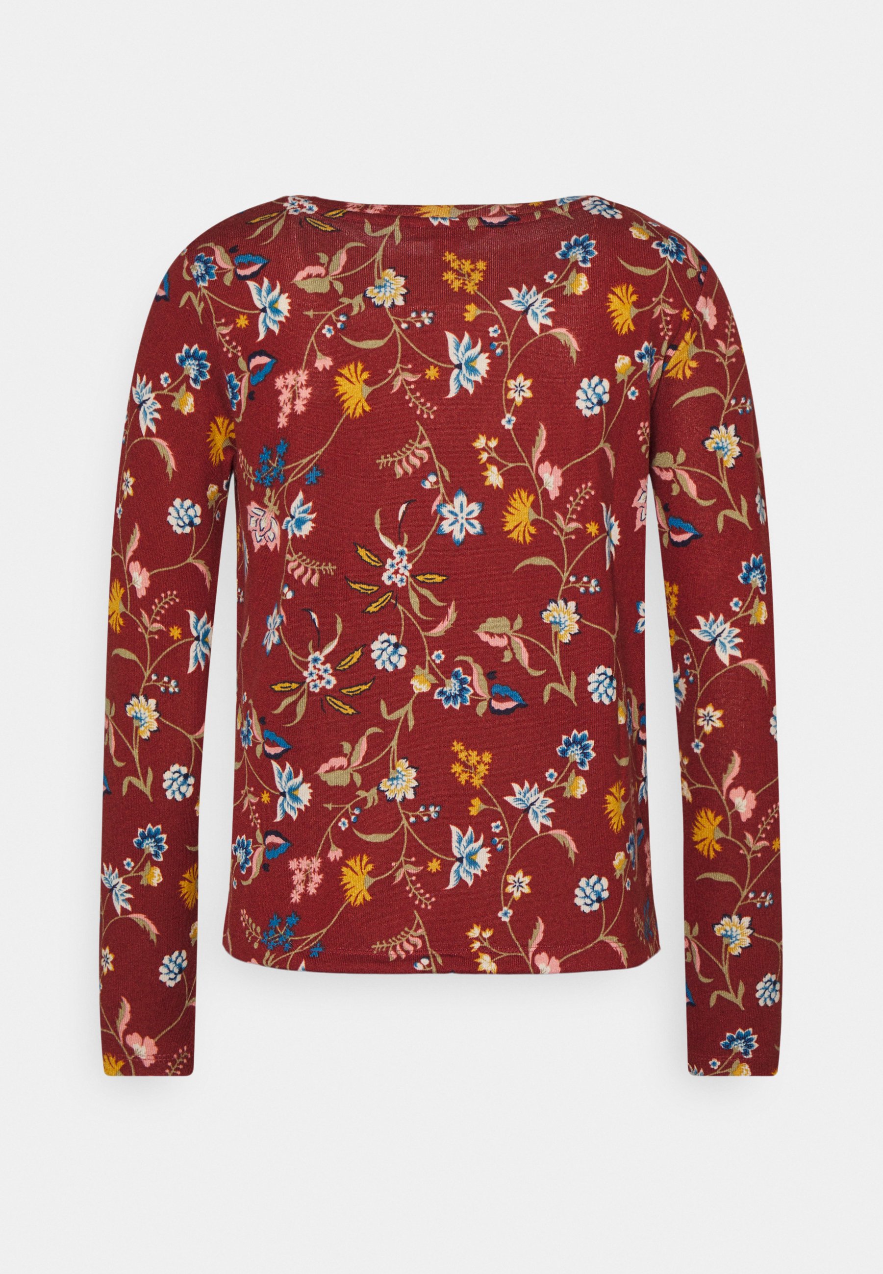 Springfield Maglietta a manica lunga - wine/rosso - Zalando.it