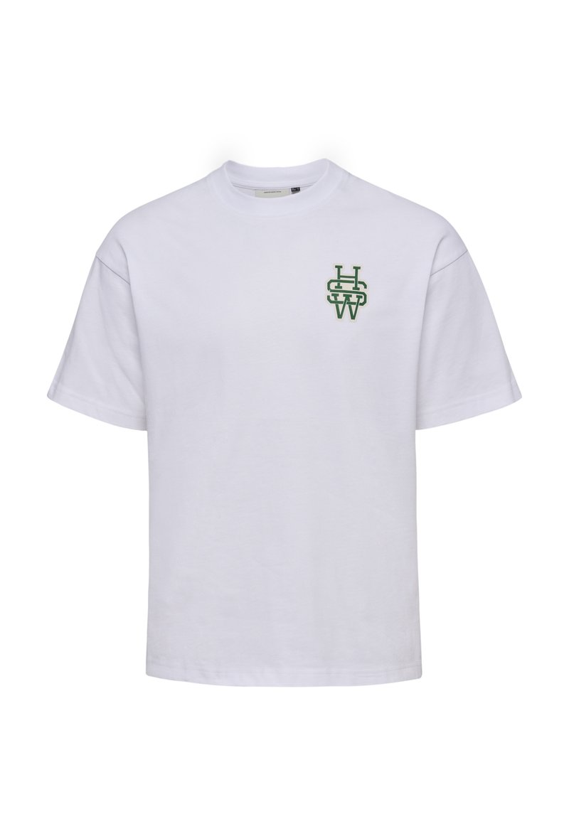 Hummel T-shirt print wit