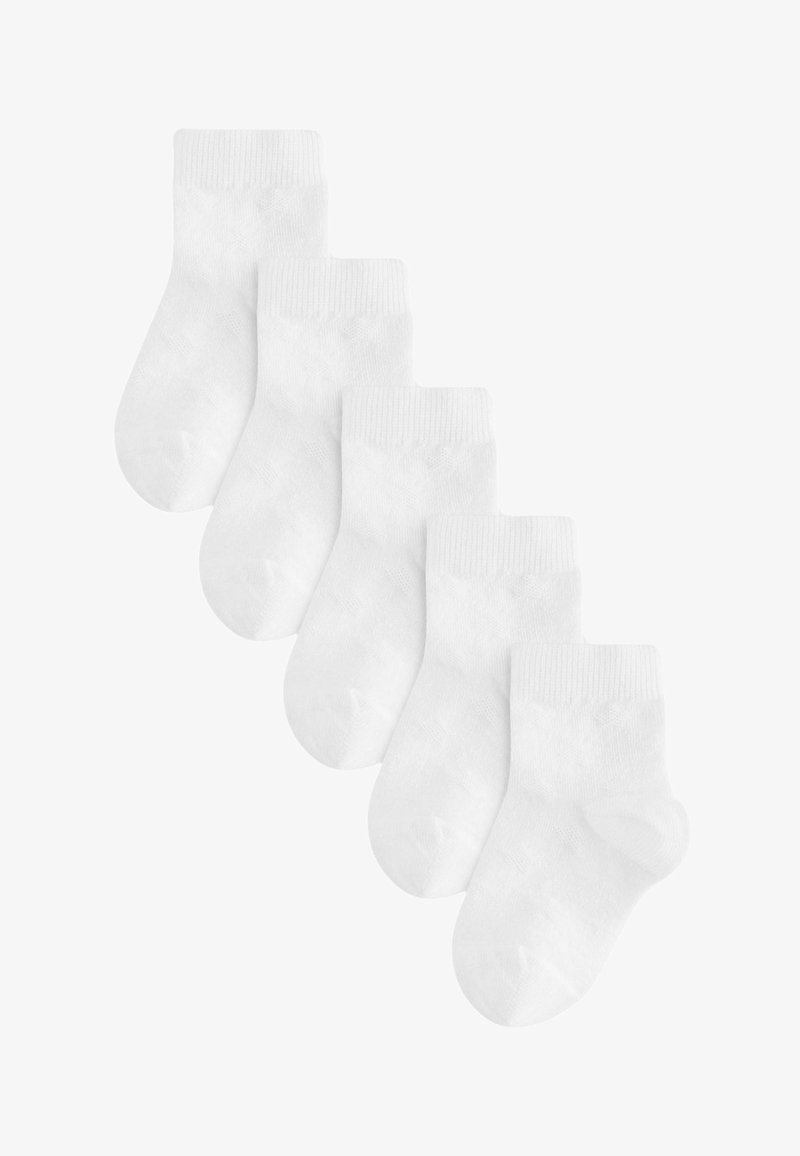 Next 5 PACK REGULAR FIT - Zeķes - white