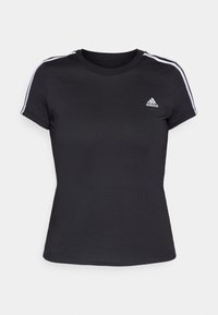 ESSENTIALS STRIPES - T-shirt print - black/white