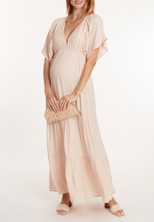 Cache Coeur CLAUDETTE - Maxi-jurk - sand
