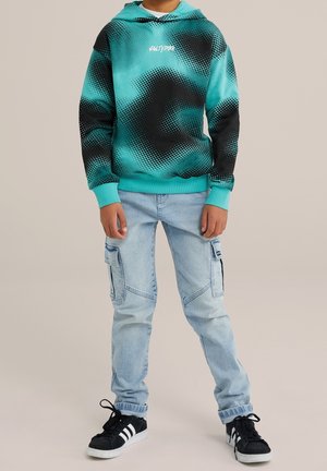 WE Fashion, Sweat à capuche - royal blue