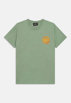 Versace, MEDUSA UNISEX - T-shirt print - sage green/gold coloured