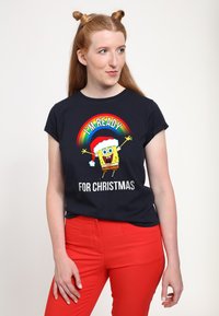 Henry Tiger SPONGEBOB SQUAREPANTS I'M READY FOR CHRISTMAS - T-shirt z nadrukiem