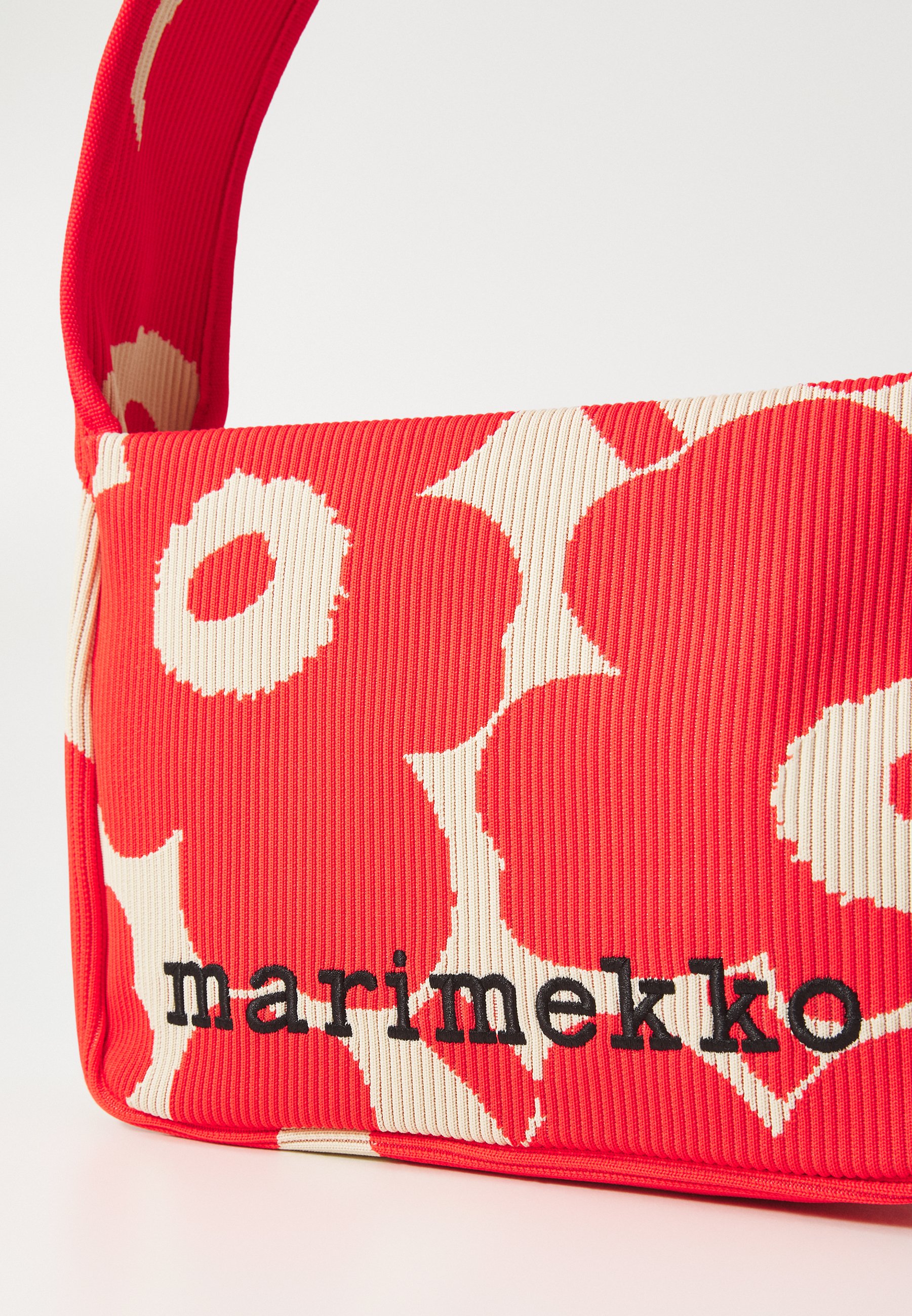 Marimekko KNITTED SHOULDERBAG UNIKKO - Handbag - pink/beige/pink