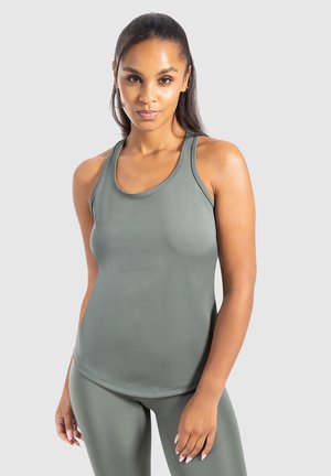 Smilodox MEGGY RACERBACK TOP - Top - grün