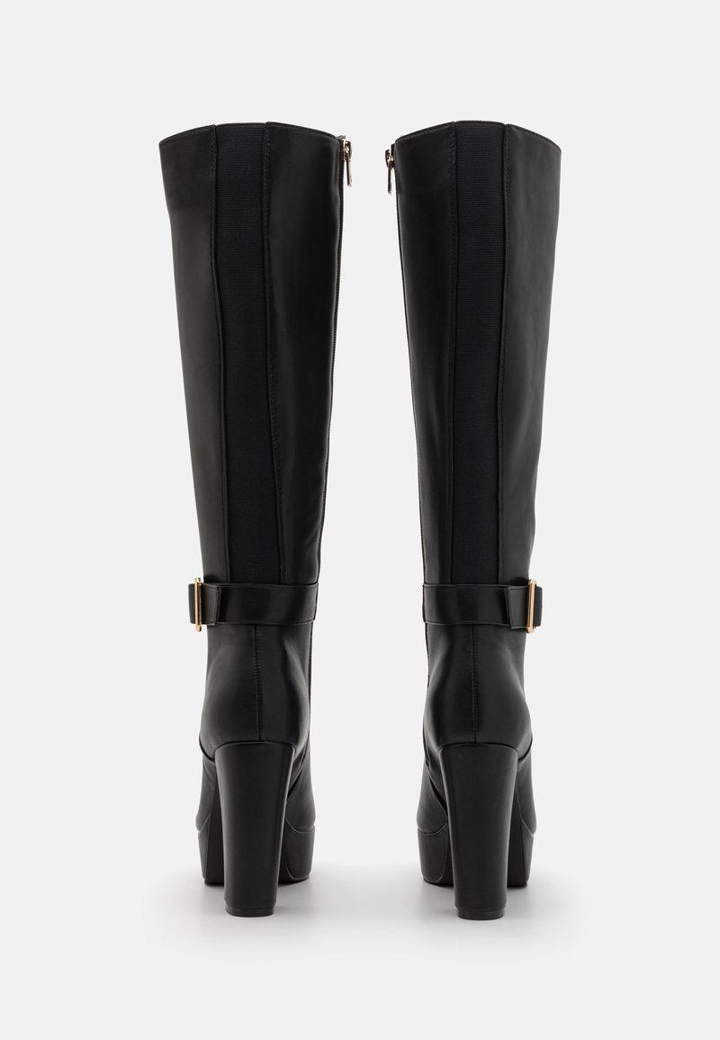 Anna Field Wide Fit Laarzen met hoge hak black/zwart