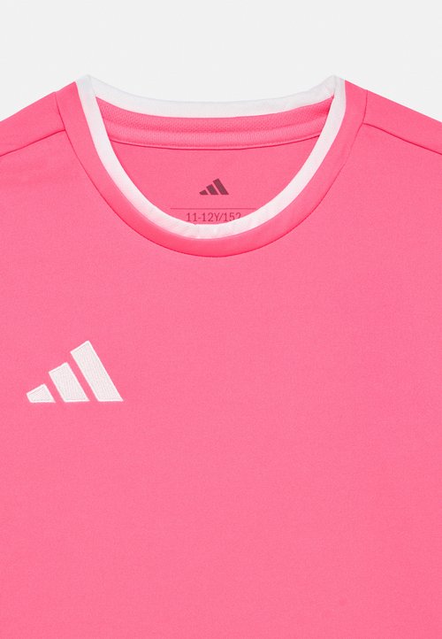 adidas ENTRADA KIDS UNISEX - Camiseta deportiva - solar pink/white — photo 4