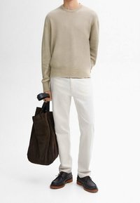 Massimo Dutti Maglione - mottled beige