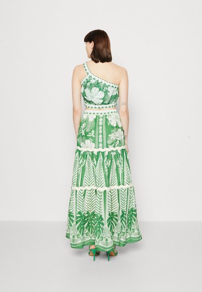 Farm Rio MACAW ELEGANCE CROP - Top - off-white